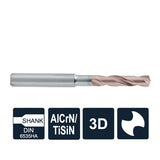 G-D918S-A3N High-performance 3D External Coolant Twist Drill for Plain Steel Machining D3.00-5.75