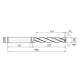G-D928-A3N 3D External Coolant Twist Drill for Cast Iron Machining D3.00-20.00