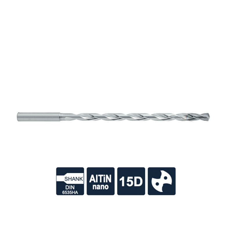 G-D938-A15C  Internal Cooling Twist Deep Drills for Steel  15D