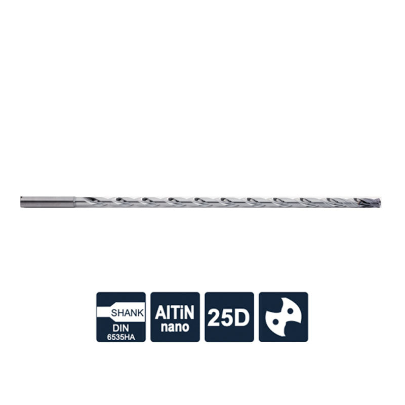 G-D938-A25C 25D Internal Coolant Twist Deep Drills for Steel