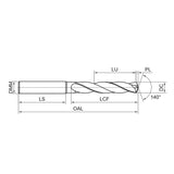 G-D938-A5N 5D External Coolant Twist Drill for Plain Steel Machining D16.75-20.00 - Big-tools Industrial Supply Tools for Metal Cutting