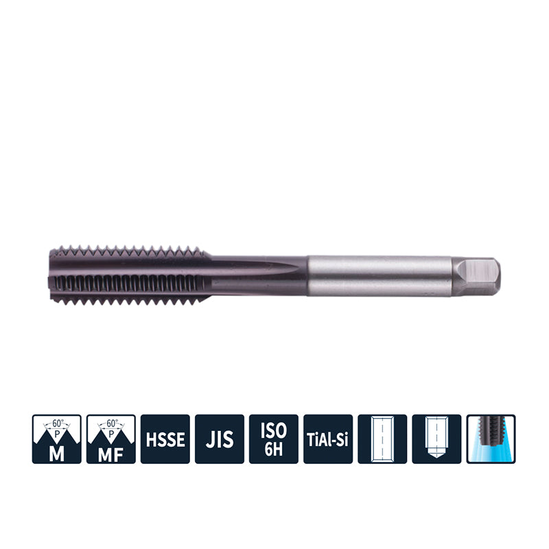 G-ET128-HJN Economical Straight Fluted Tap for Cast Iron Machining M5-M16
