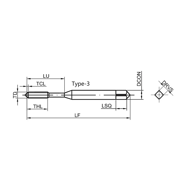 G-ET128-HJN Economical Straight Fluted Tap for Cast Iron Machining M5-M16