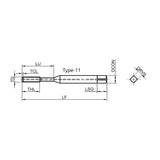 G-ET128-HJR Economical Straight Fluted Tap for Internal Cooling Cast Iron Machining M5-M16