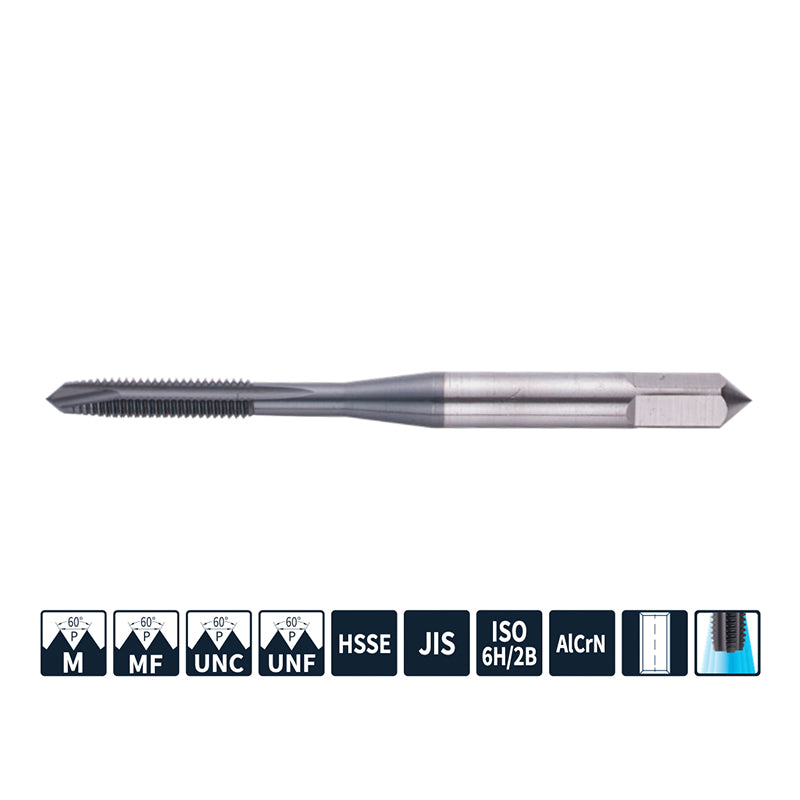 G-ET138-PJN Economical Spiral Pointed Tap for Steel Machining M1-M16 NO.0-80UNF-5/8-18UNF