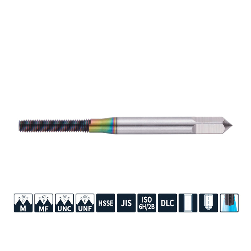 G-ET166-FJN Economical Fluteless Tap for copper-aluminum Machining M14-M16 NO.1-64UNC-5/8-11UNC