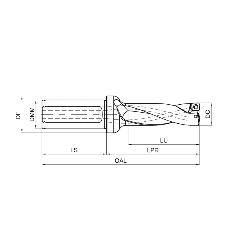 G-GHDS-3D Internal Cooling Shallow Hole Drill D27.50-D48.00 - Big-tools Industrial Supply Tools for Metal Cutting