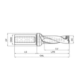 G-GHDS-3D Internal Cooling Shallow Hole Drill D27.50-D48.00 - Big-tools Industrial Supply Tools for Metal Cutting