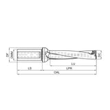 G-GHDS-5D Internal Cooling Shallow Hole Drill D27.50-D40.00 - Big-tools Industrial Supply Tools for Metal Cutting