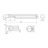 G-GMT-DR Internal Hole Boring Tool Chamfer Grooving G-GMT-DR40R20L10 G-GMT-DR50R20L15