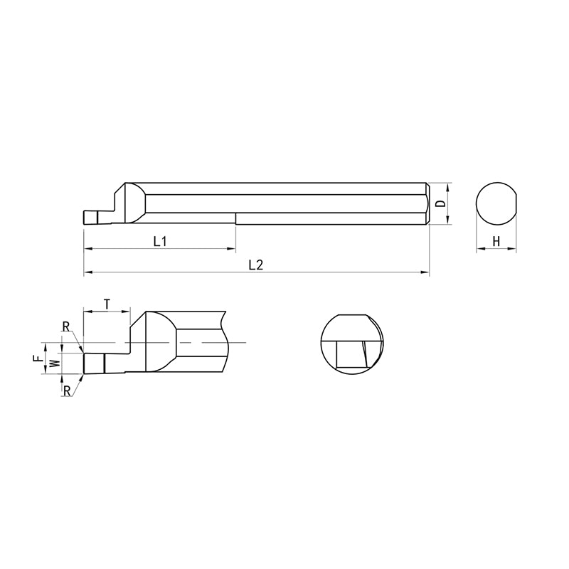 G-GMT-FR Grooving G-GMT-FR40W05L15 G-GMT-FR40W08L15