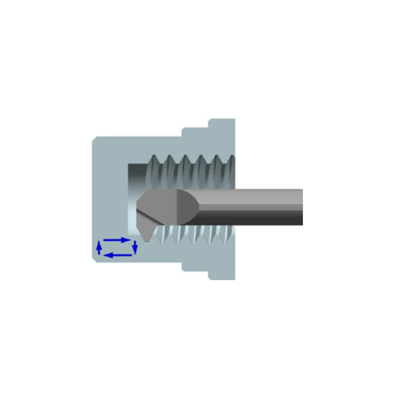 G-GMT-IR Threading for 60° Tool Alignment G-GMT-IR15A60L05 G-GMT-IR20A60L07
