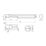 G-GMT-PR Profile Turning G-GMT-PR10R00L04 G-GMT-PR10R05L04