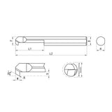 G-GMT-XR Reverse Boring G-GMT-XR40R10L10 G-GMT-XR50R15L15