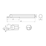 G-GPT-FR Grooving G-GPT-FR40W05L15 G-GPT-FR40W08L15 - Big-tools Industrial Supply Tools for Metal Cutting
