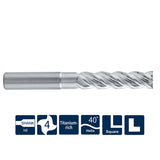 G-SA300-SF-IC-SN4   4 Flutes, with Long Neck, Square（Internal Cooling with Coating）