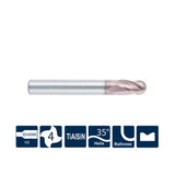 G-SH360-B4  4 Flutes, Ballnose