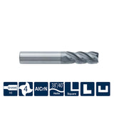 G-ST210-S4 4 Flute Square Head Coated Endmills