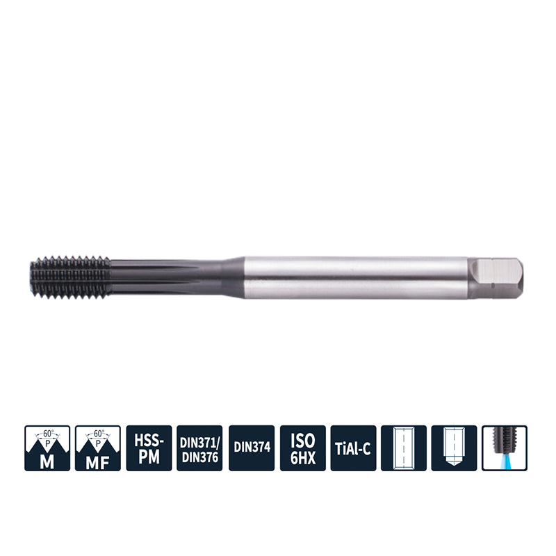 G-T118-FDC High-performance Internal Cooling General Machining Fluteless Tap M4-M30