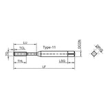 G-T118-FDC High-performance Internal Cooling General Machining Fluteless Tap M4-M30