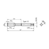 G-T118-FDR High-performance Internal Cooling General Machining Fluteless Tap M4-M30