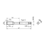 G-T118-PDN High-performance General Machining Spiral Pointed Tap M4-M16