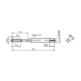 G-T118-PDN High-performance General Machining Spiral Pointed Tap M4-M16