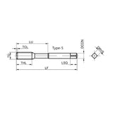 G-T118-SDN High-performance General Machining Spiral Fluted Tap M4-M16