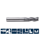 G-UP210-S3 3 Flute Square Head Coated Endmills