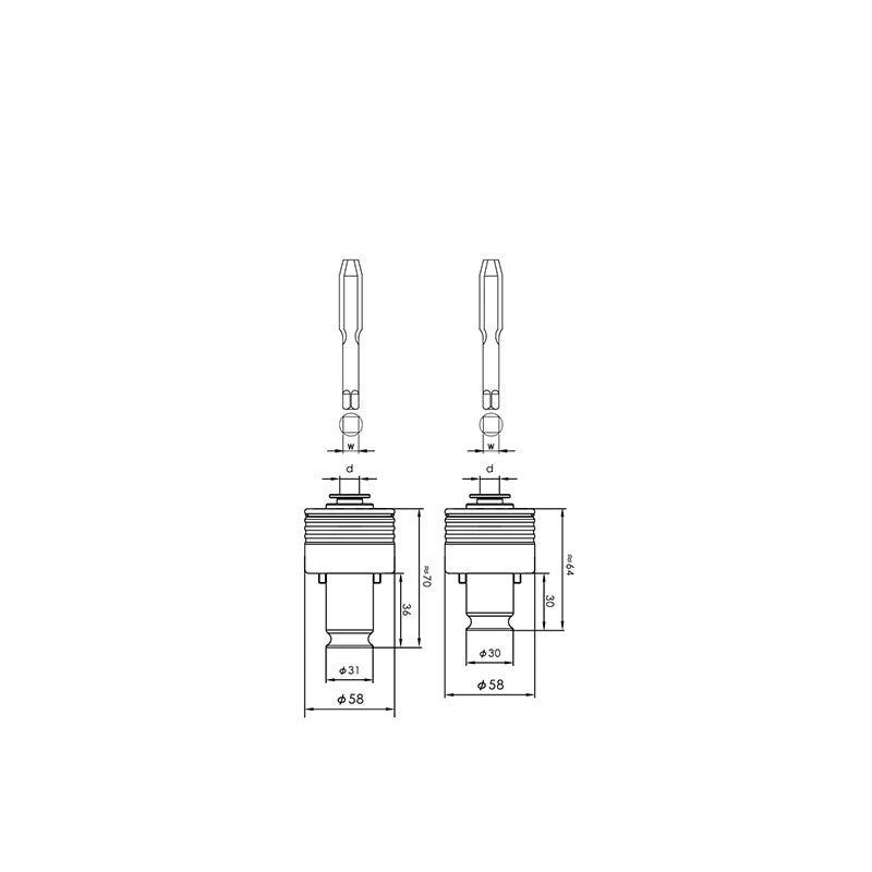 G12 Torque Protection Tapping Collet (Japanese Standard/JIS - Inches)