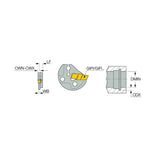 GAIR/L : Internal Grooving and Turning Adapters - Big-tools Industrial Supply Tools for Metal Cutting