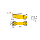 GDMT : Utility Double-Ended Inserts for Grooving and Turning