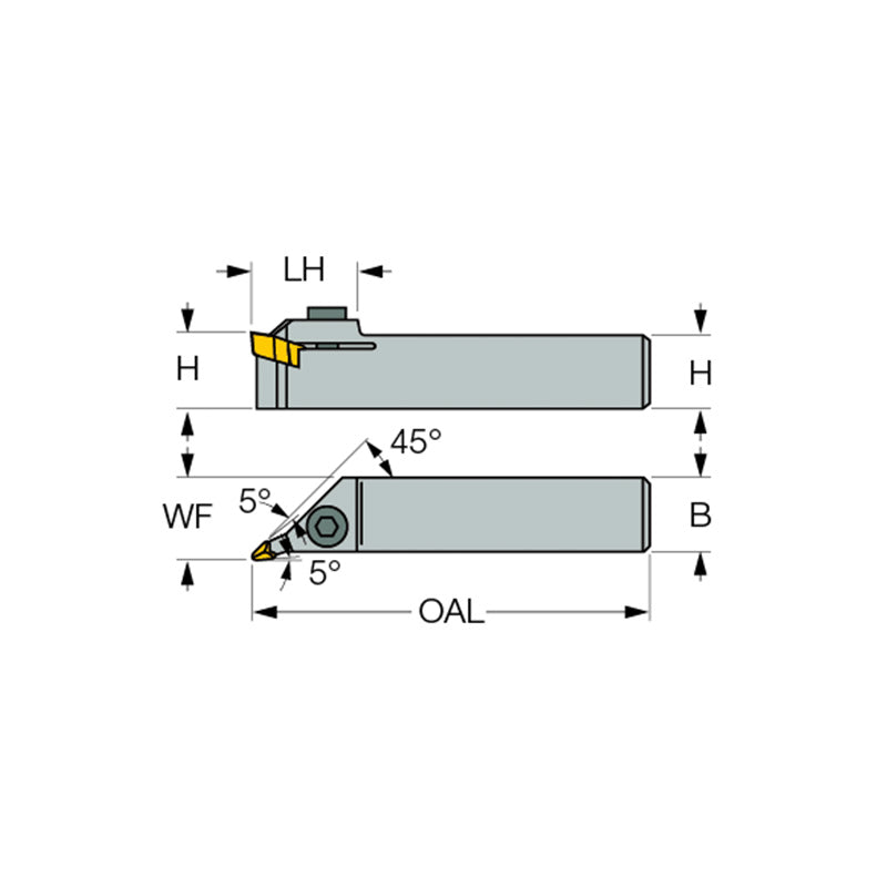 GHVR/L : Internal and External Profiling Holders for Machining Aluminum Wheels