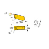GIMT : Utility Single-Ended Inserts for Grooving and Turning