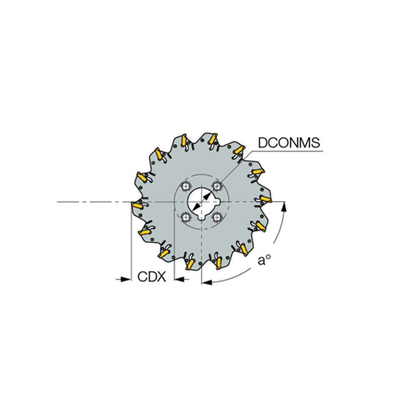 GM-DG : Slitting Cutters Carrying Self-Clamped Inserts - Big-tools Industrial Supply Tools for Metal Cutting
