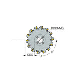 GM-DG : Slitting Cutters Carrying Self-Clamped Inserts - Big-tools Industrial Supply Tools for Metal Cutting