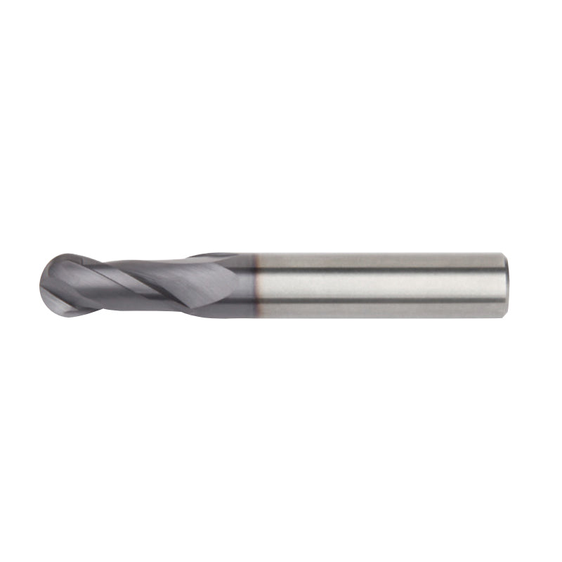 General-Purpose Solid Carbide End Mills  GP End Mills • Series I2B • Ball Nose • 2 Flute • Inch (TiAlN)