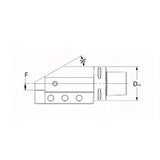 General Purpose 0° Adaptor PSC50 PSC63 PSC80