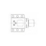 General Purpose 0° Both-sides Adaptor PSC63 PSC80