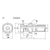 German Standard Pull Stud DIN 69872 SK=JT=DAT=DIN 69872