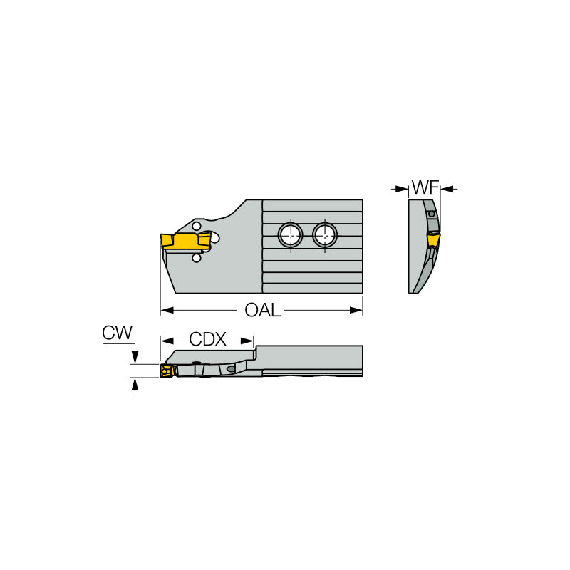HFAIR/L-DG : Adapters for Internal Face Grooving and Turning - Big-tools Industrial Supply Tools for Metal Cutting