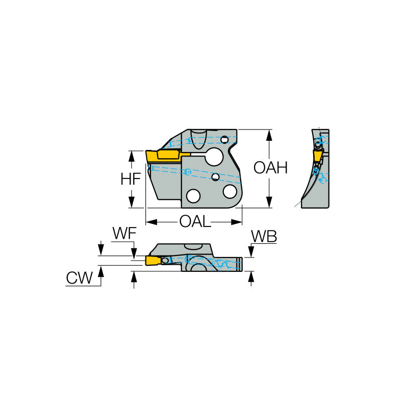 HFPAD-JHP : Adapters for Face Machining