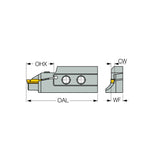 HGAER/L-3 : Adapters for External Facing Along Shafts - Big-tools Industrial Supply Tools for Metal Cutting