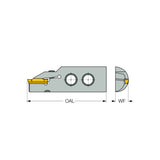 HGAIR/L-3 : Adapters for Internal Face Grooving and Turning - Big-tools Industrial Supply Tools for Metal Cutting