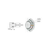 HGHR/L-3 : Integral Holders for Face Grooving and Turning - Big-tools Industrial Supply Tools for Metal Cutting