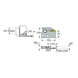 HGPAD-JHP : Adapters with High-Pressure Coolant Channels Carrying HELI-GRIP Inserts