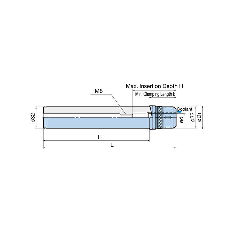 HMC12J Type New Hi-Power Milling Chuck