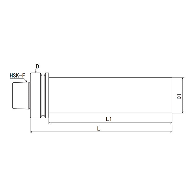 HSK-63F Test Bar HSK63F-D50-200 HSK63F-D50-350 - Big-tools Industrial Supply Tools for Metal Cutting