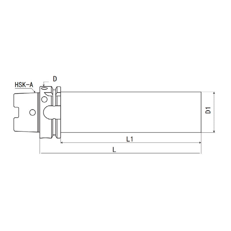 HSK-A Test Bar(DB) HSK32A-D24-180L-DB HSK40A-D24-180L-DB - Big-tools Industrial Supply Tools for Metal Cutting