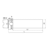 HSK-A Test Bar(DB) HSK32A-D24-180L-DB HSK40A-D24-180L-DB - Big-tools Industrial Supply Tools for Metal Cutting